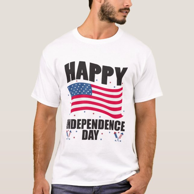 Camiseta Feliz Día de la Independencia (Anverso)