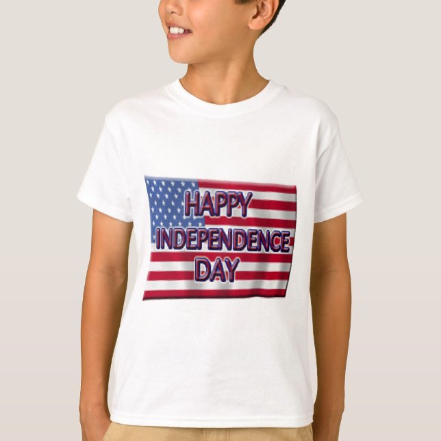 Camiseta Feliz Día de la Independencia (Anverso)