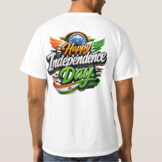 Camiseta Feliz Día de la Independencia 3D Bandera de la Ind