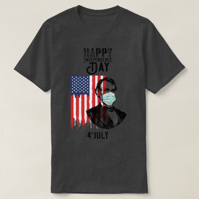 Camiseta feliz día de la independencia 4 de julio (Diseño del anverso)