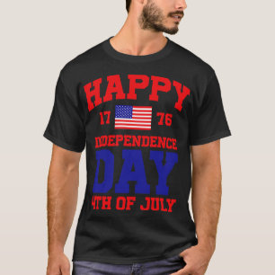 Camiseta Feliz Día De La Independencia 4 De Julio