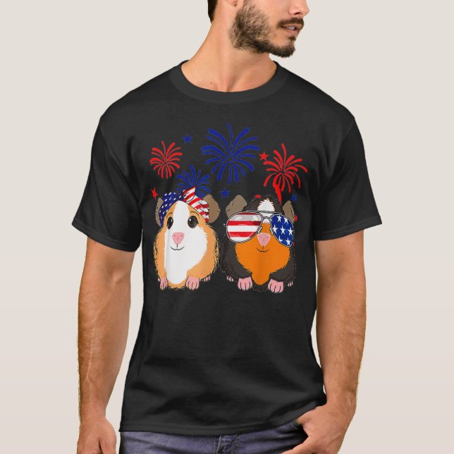 Camiseta Feliz Día De La Independencia 4 De Julio Amo Cerdo (Anverso)
