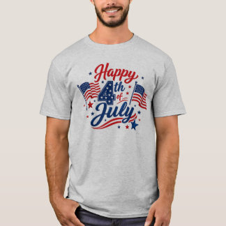 Camiseta Feliz Día de la Independencia 4 de julio Patriótic