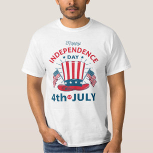 Camiseta Feliz Día de la Independencia - Celebración del 4
