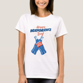 CAMISETA FELIZ DÍA DE LA INDEPENDENCIA CUATRO DE JULIO
