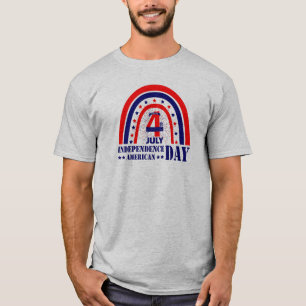 Camiseta Feliz Día de la Independencia, Estados Unidos, 4 d