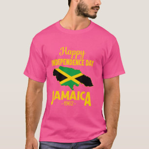 Camiseta Feliz Día de la Independencia Jamaica 1962 Orgullo