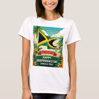 Camiseta Feliz Día de la Independencia Jamaica 1962 Orgullo