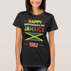 Camiseta Feliz Día de la Independencia Jamaica 1962 Orgullo