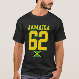 Camiseta Feliz Día de la Independencia Jamaica, 62 años, or