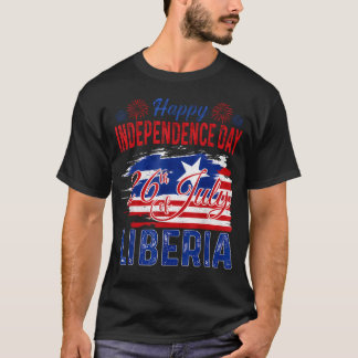 Camiseta Feliz Día de la Independencia Liberia 26 de Julio