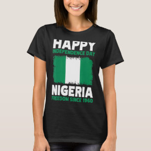 Camiseta Feliz Día de la Independencia Nigeria Libertad des