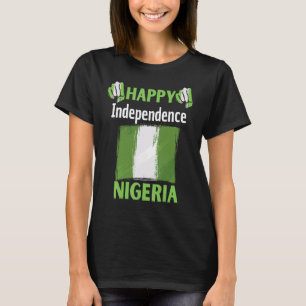 Camiseta feliz día de la independencia Nigeria orgulloso de
