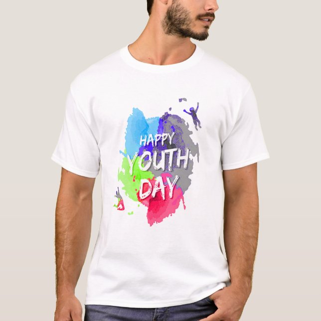 Camiseta Feliz Día de la Juventud (Anverso)