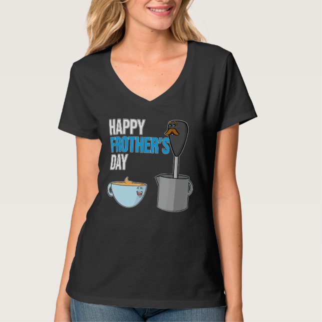 Camiseta Feliz Día De La Leche Y Grasa De La Copa De Café (Anverso)