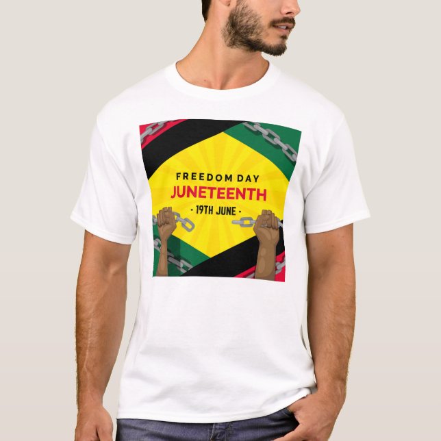 Camiseta feliz día de la libertad del 10 de junio (Anverso)
