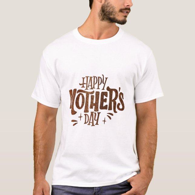 Camiseta feliz día de la madre (Anverso)