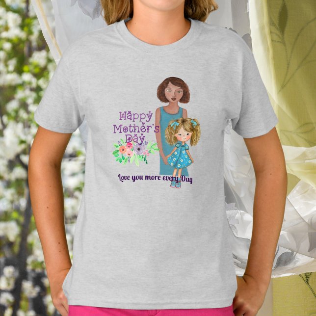 CAMISETA FELIZ DÍA DE LA MADRE (HAPPY MOTHER'S DAY daughter T-Shirt)