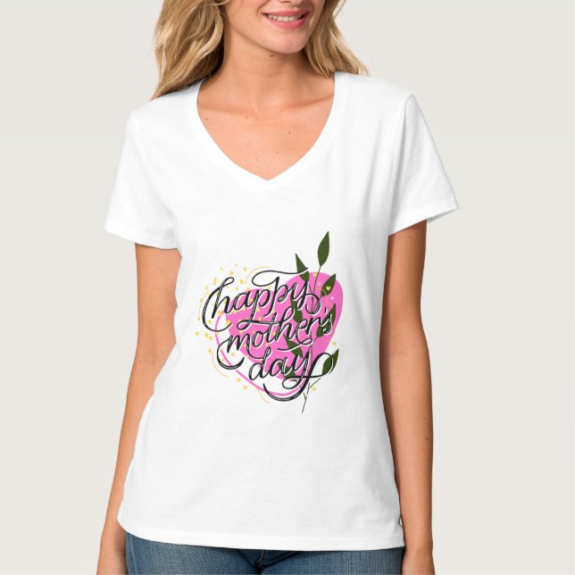 Camiseta Feliz Día de la Madre (Anverso)