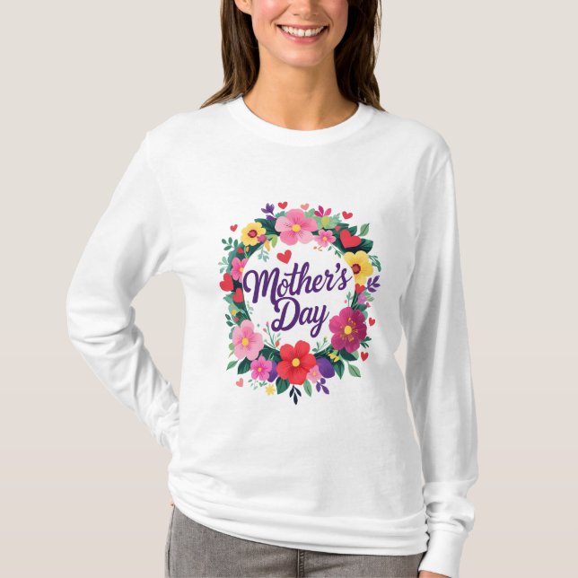 Camiseta Feliz Día de la Madre (Anverso)