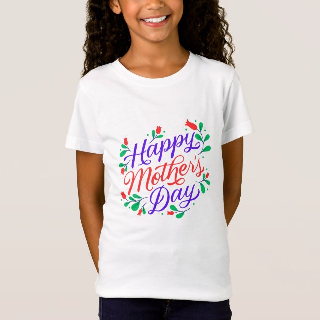 Camiseta Feliz día de la madre  (Anverso)