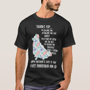 Camiseta Feliz Día de la Madre 2021 Perro de mamá Pomerania