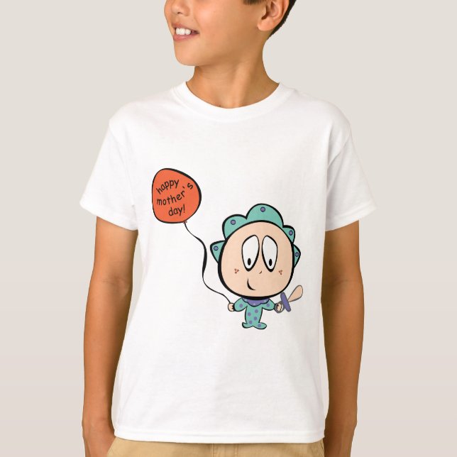 Camiseta Feliz Día de la Madre, bebé (Anverso)