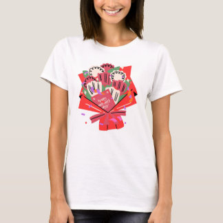 Camiseta Feliz Día de la Madre Bouquet