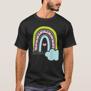 Camiseta Feliz Día de la Madre con arcoiris de colores