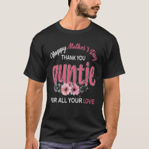 Camiseta Feliz Día de la Madre, familia floral, orgullosa d