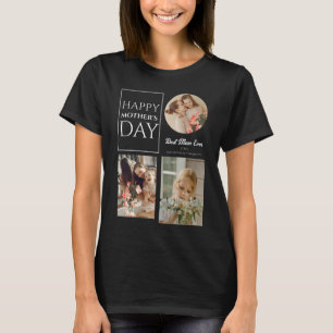 Camiseta Feliz Día de la Madre   Foto de escritura moderna 