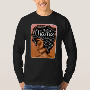 Camiseta Feliz Día de la Madre Lengua Multilingüe en Famili