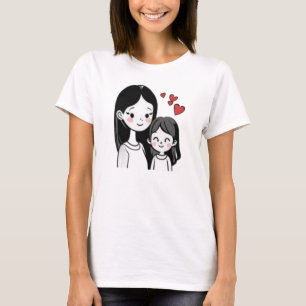 Camiseta Feliz día de la madre, mamá del amor, mamá del amo