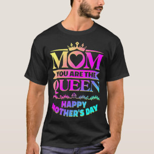 Camiseta Feliz Día de la Madre, mamá, mamá, eres el