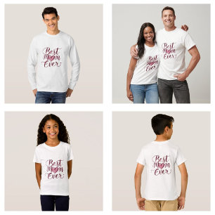 Camiseta Feliz Día de la Madre Mejor Mamá del Mundo