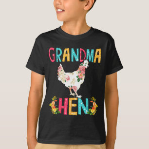 Camiseta Feliz día de la madre orgullosa abuela floral poll