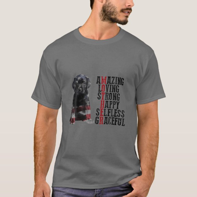 Camiseta Feliz Día de la Madre Perro Perro Perro Mamá Perro (Anverso)