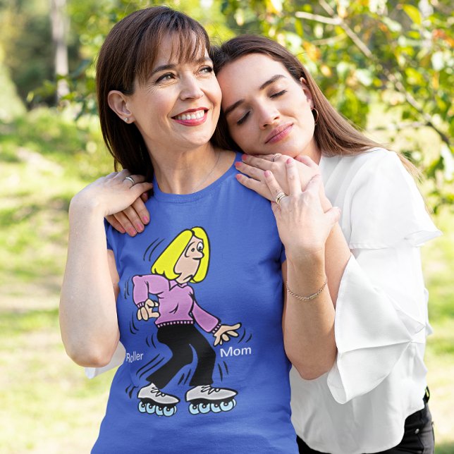 Camiseta Feliz Día de la Madre, Roller Mom (Happy Mother's Day Roller Mom T-Shirt)