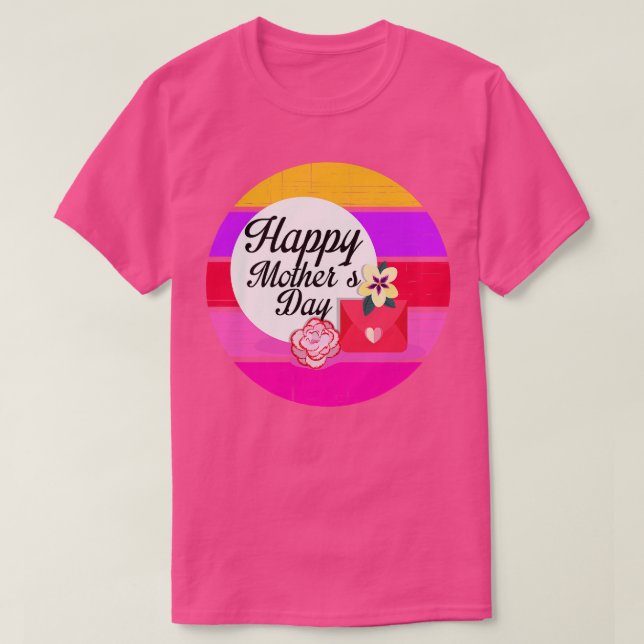 Camiseta Feliz Día de la Madre TShirt TShirt (1) (Diseño del anverso)