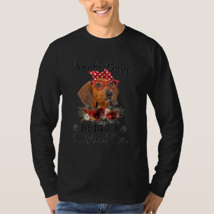 Camiseta Feliz Día de la Madre un poco ocupado siendo Dachs
