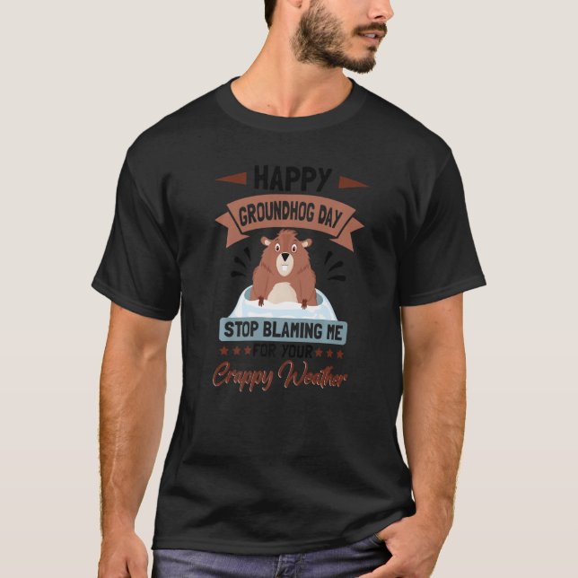 Camiseta Feliz Día de la Marmota (Anverso)
