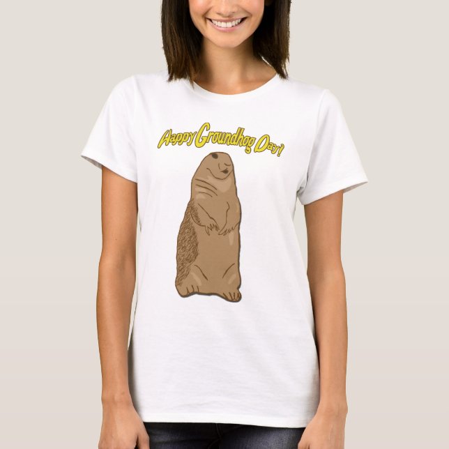 Camiseta Feliz Día de la Marmota (Anverso)