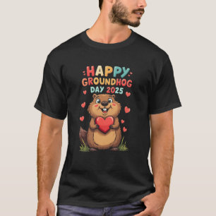 Camiseta Feliz Día de la Marmota 2025