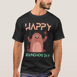 Camiseta Feliz Día de la Marmota 2025 Disfraz de Amantes Di