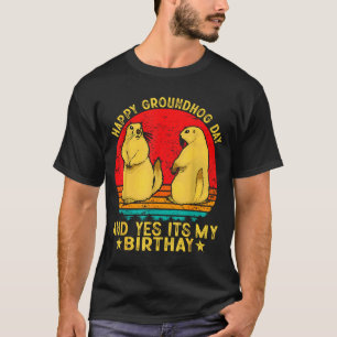 Camiseta Feliz día de la marmota 2025 divertido amante de l