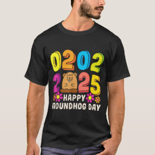 Camiseta Feliz Día de la Marmota 2 de febrero de 2025 Hombr