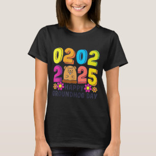 Camiseta Feliz Día de la Marmota 2 de febrero de 2025 Hombr