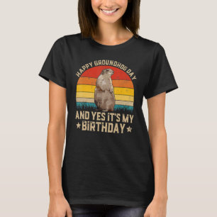 Camiseta Feliz Día de la Marmota a los amantes de disfraces