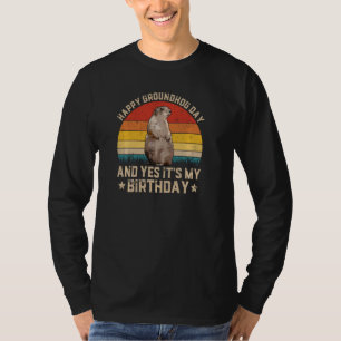 Camiseta Feliz Día de la Marmota Amantes Costume Niños Chic