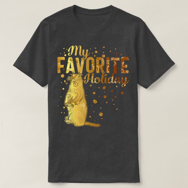 Camiseta Feliz Día de la Marmota, feriado favorito, 2 de fe (Diseño del anverso)
